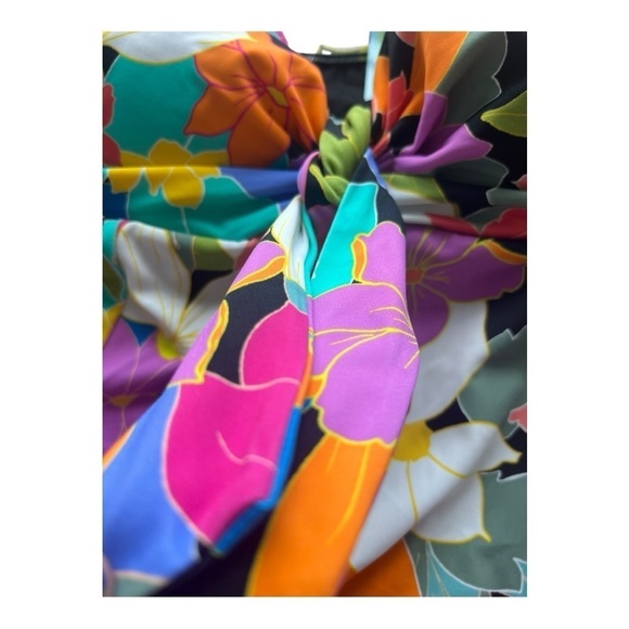 Swim Solutions Floral Frenzy Tummy Control Thigh Enhancer Swim Dress NEW - Picture 13 of 16